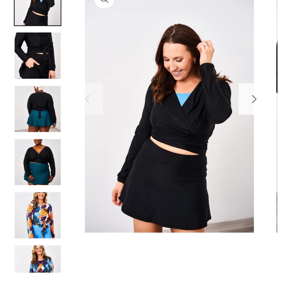 Latched Mama Swim Wrap cover up -1X